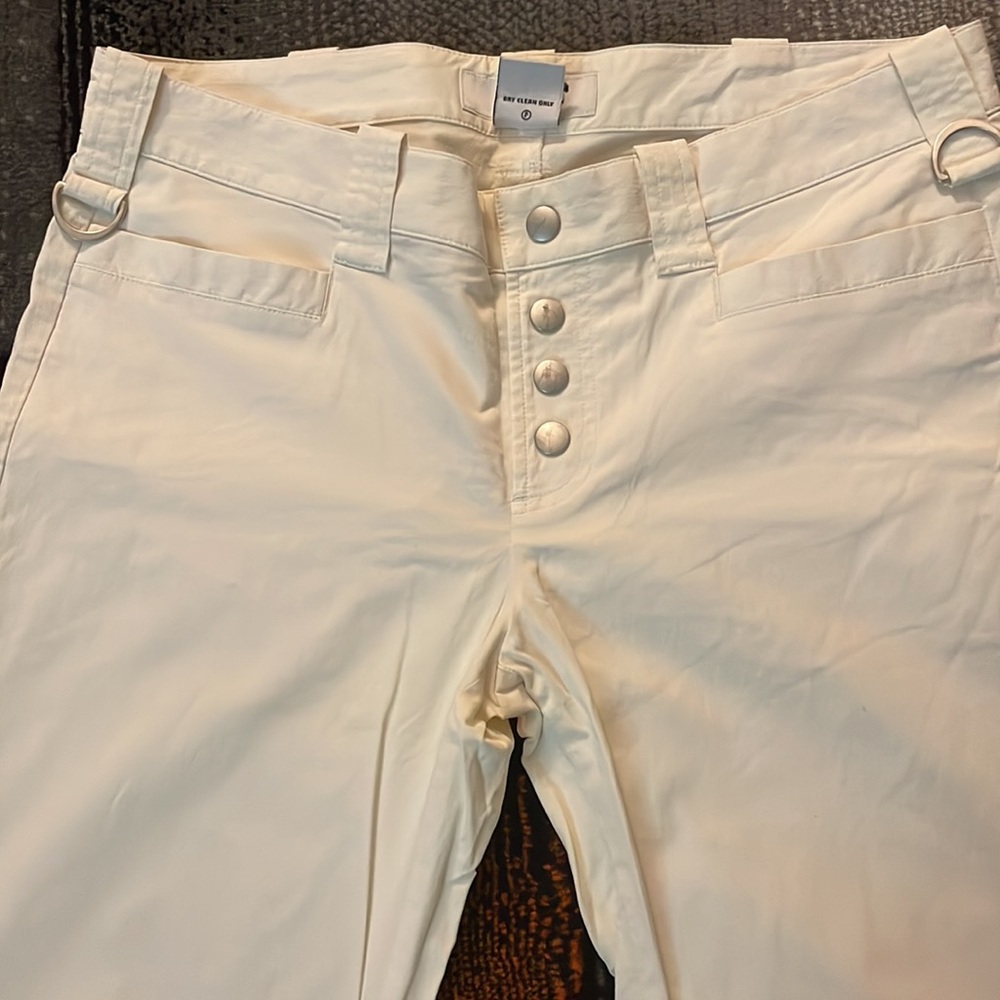 NWO Armani exchange vintage white Gorgeous pants Sz 10/ 32”BRAND NEW